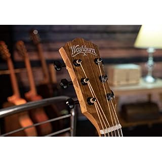 Washburn Bella Tono Novo S9 Guitare acoustique 6 cordes Finition anthracite brillant - Les Beatles, Paul McCartney, John Lennon, RIngo Starr, George Harrison Washburn Bella Tono Novo S9 Guitare acoustique 6 cordes Finition anthracite brillant – Image 4
