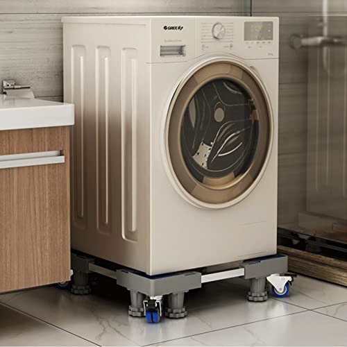 NIUXX Waschmaschine Sockel Untergestell mit 8 Füßen+4 Räder für Waschwaschine,Kühlschrank und Trockner,Verstellbare… – Bild 7