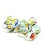 Fun Central 200 Pack - Glass Marbles in Bulk for Vase Filler, Table Scatter & Aquarium Decoration