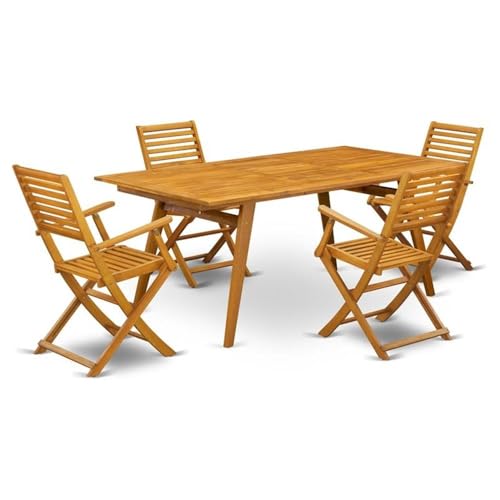 Pemberly Row 5-Piece Patio Dining Set