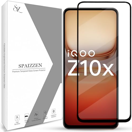 Image of Tempered Glass Screen Protector Compatible for IQOO Z10X 5G / IQOO Z10X 5G with Edge to Edge Coverage and Easy Installation Kit