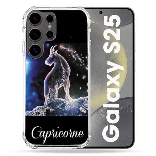 Coque Samsung S25 cadeau anniversaire signe zodiaque Capricorne