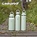 Hydro Flask Water Bottle - Insulated Stainless Steel - Wide Mouth Chug Lid, Non Spill, Leakproof in 40 Oz Tonal Birch Gray