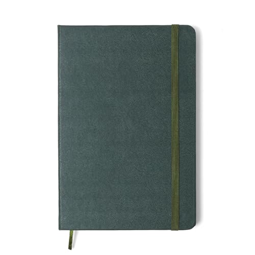 Caderneta Ciceros Clássica Pautado 14X21 Verde Oliva, Cicero