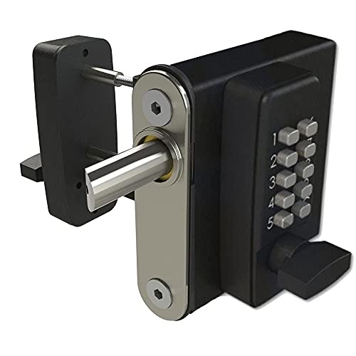 Gatemaster Digital Lock For Wooden Gates Double Lh, Black #TOP2