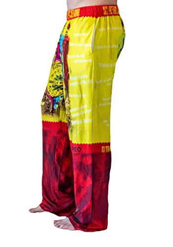 Collections Etc The Beatles Sergeant Pepper Album Cover Lounge Pants3
