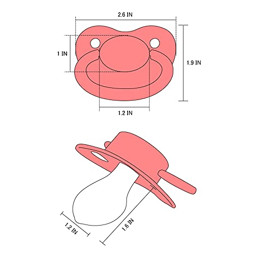 Image of LittleForBig BigShield Generation-I Pacifier Red