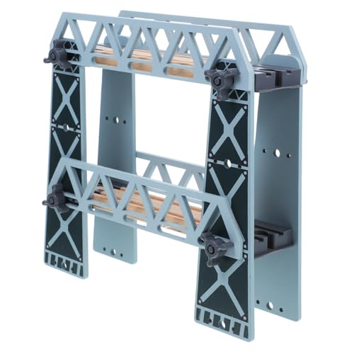 QUMIIRITY Holzbrücke Überführung Modell Holzbahngleis Zubehör Für Kinder Kleinkinder Zugszene Layout Requisiten Holzeisenbahnbrücke Holzzug QUMIIRITY Holzbrücke Überführung Modell Holzbahngleis Zubehör Für Kinder Kleinkinder Zugszene Layout Requisiten Holzeisenbahnbrücke Holzzug
