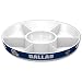 NFL Dallas Cowboys Party Platter, White
