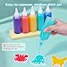 DIY Water Sprite Kit-Magic Aqua Fairy Water Gel Kit for Kids -Fun Soft Toys & Water Pets-Make Your Own Toys Grafts for Boys & Girls-Birthday Gifts & Party Gifts Favors for Kids Ages 3+（6Gels,8 Molds）