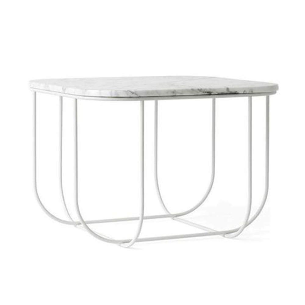 Table basse bois massif imperméable et table de canapé antirouille