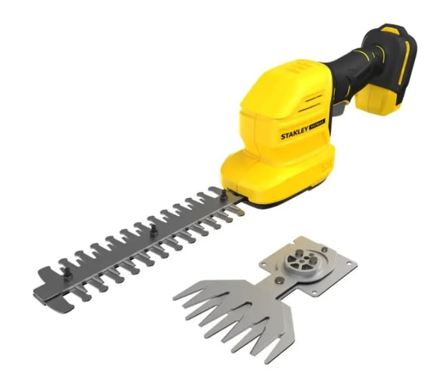 Stanley Kit cisaille Tondeuse + Taille-haie V20 pour Un Usage Professionnel pour résoudre des tâches complètes avec Plus d'efficacité avec Mesure ou spécification 20 L