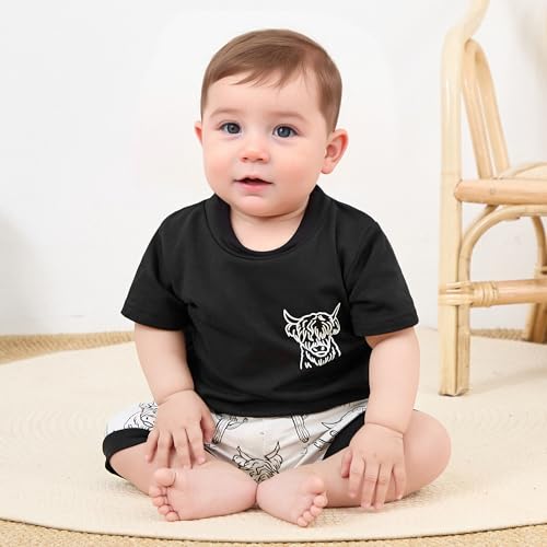 Engofs Toddler Baby Boy Summer Clothes Short Sleeve T-Shirt Tops Shorts Set 2Pcs Casual Outfit4