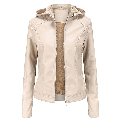 Veste en cuir à capuche pour vos sorties moto et balades urbaines automne