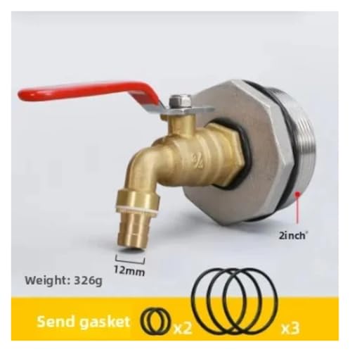 Joint de baril en laiton pour robinet 2 pouces de fût 55 gallons argent