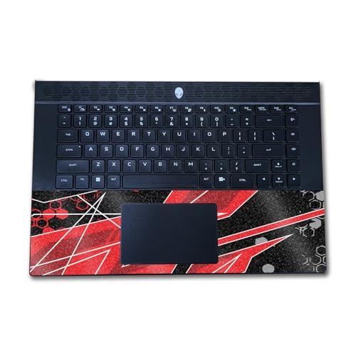 Image of Glossy Glitter Laptop Skin Compatible with Alienware M16 R2 (2024) - Racing Chaos - Premium 3M Vinyl Protective Wrap Decal Cover - Easy to Apply | Crafted in The USA by MightySkins