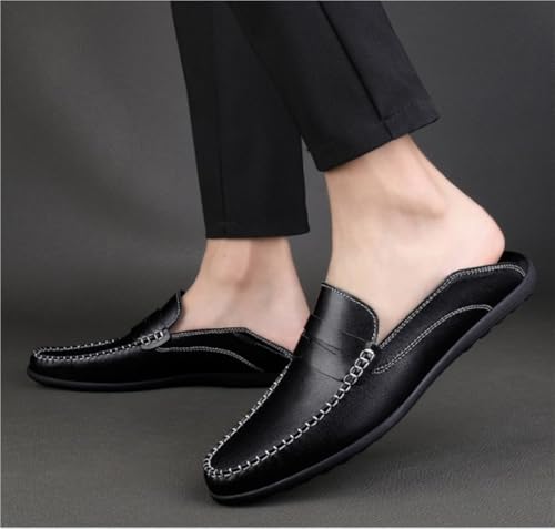 Men's Loafers Leather Light Weight Loafer Shoes Comfortable Flexible Anti-Slip Outdoor Classic Slip On2