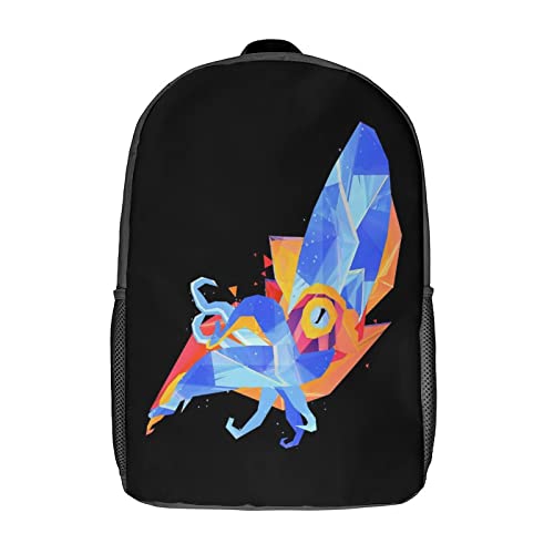 Cartable sac à dos pour adolescents grand format 17 pouces imprimé 3D