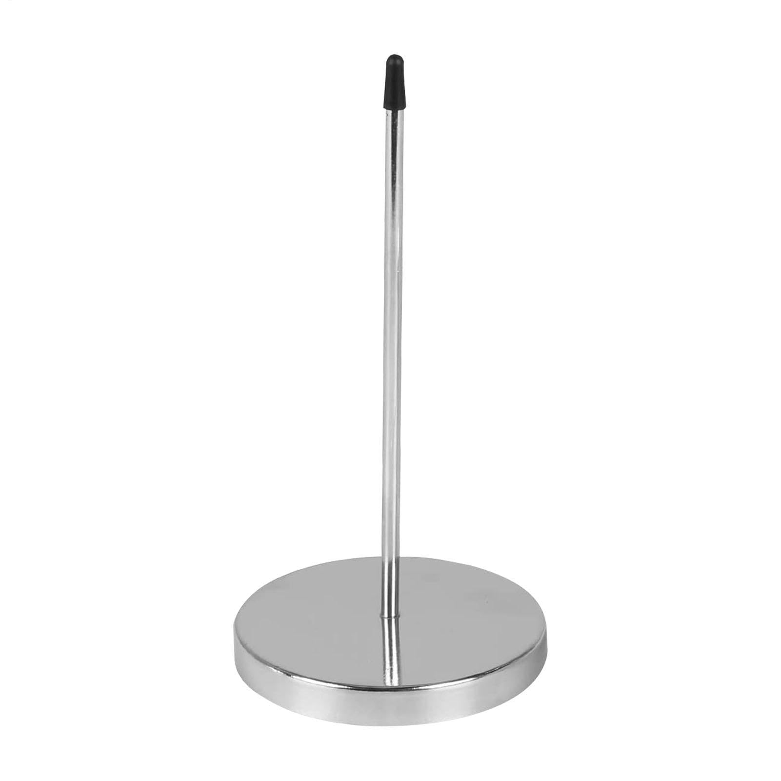Sujeta-recibos de escritorio - Pincho para facturas de acero inoxidable, pincho para papel de tickets duradero | Organizador de recibos de estilo clásico con base estable para restaurantes, mostradore