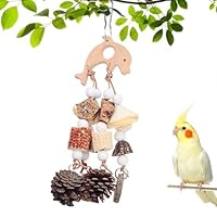 MXYZQDE Wellensittich Zubehör,Wellensittich Spielzeug,Spielzeug für Wellensittiche,Geeignet für Kleine Bis Mittlere Vögel, Leicht Im Käfig Zu Installieren Und Langlebig