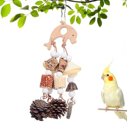 MXYZQDE Wellensittich Zubehör,Wellensittich Spielzeug,Spielzeug für Wellensittiche,Geeignet für Kleine Bis Mittlere Vögel, Leicht Im Käfig Zu Installieren Und Langlebig