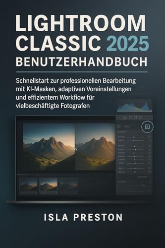 Lightroom Classic 2025 Benutzerhandbuch: Schnellstart zur professionellen Bearbeitung mit KIMasken, adaptiven Voreinstellungen und effizientem Workflow ... Fotografen (Die Alltagsführer-Reihe)