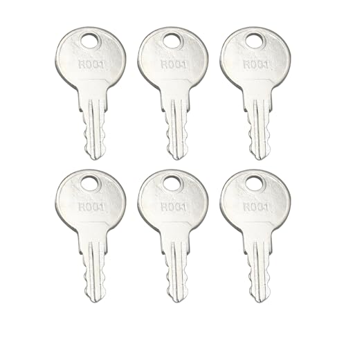 Image of RV Key R001 RV Camper Trailer Keys Compatible with Southco Truck RV Baggage /Compartment Door Lock 230012 RV Replacement Keys Compartment Key 6 Pcs