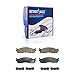 Detroit Axle - Front Brake Kit for 03-08 Dodge Ram 2500 3500, 05-08 Ram 4000, Drilled & Slotted Disc Brakes Rotors 2005 2006 2007 2008 Ceramic Brake Pads Replacement : 13.91