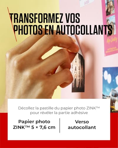 Papier photo instantané Zink pour Zoemini x50 - vue 7