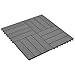 Viskmdi Transform Your Space with Interlocking WPC Tiles, Easy Tool-Free Installation, Gray, 11.8