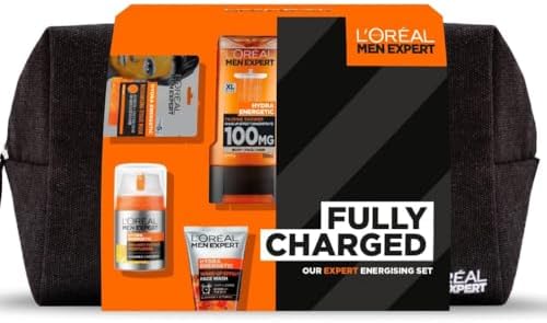 L'Oreal Men Expert Gift Set for Men, Hydra Energetic Fully Charge...
