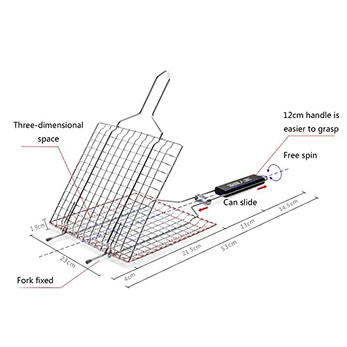 Bâtons de grillades barbecue réutilisables en inox pour camping