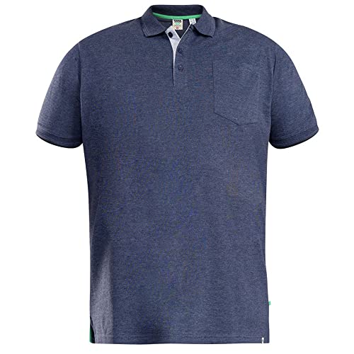D555 Kingsize Grant Polo, Blu, 6XL plus