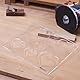 12 * 10 Zoll Herz Inlay Vorlage, Router und dekorative Vorlagen für die Holzbearbeitung (Heart, Acryl)