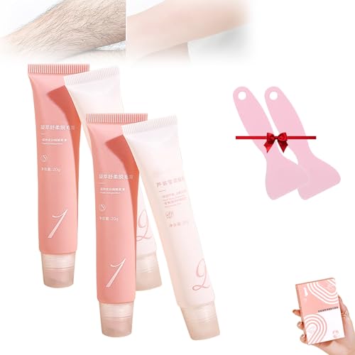 Hair Remover Cream, Hair Removal Cream,Facial Hair Removal Cream,Facial Hair Remover,Multi Cosmetics Hair Removal,Face Hair Removal For Women (2Sets)