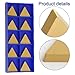 10 Pack TPG322 Carbide Inserts, TPGN160308 Turning Inserts, Tin Coated Carbide Cutters For Lathes And Mills, Industrial Tools