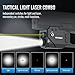 500lm Pistol Light and Red Green Laser Combo,Slidable Weapon Light and Laser Beam for Guns with Picatinny (Red and Green)