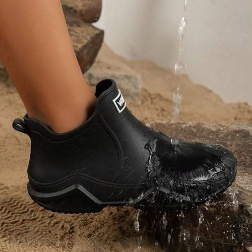 Zapatos de agua para mujer duraderos, antideslizantes y botas de lluvia 2