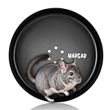 MARGAR 15' Aluminum Alloy Chinchilla Exercise Wheel,Silent Running Wheel for Chinchillas, Hamsters or Other Small Pets
