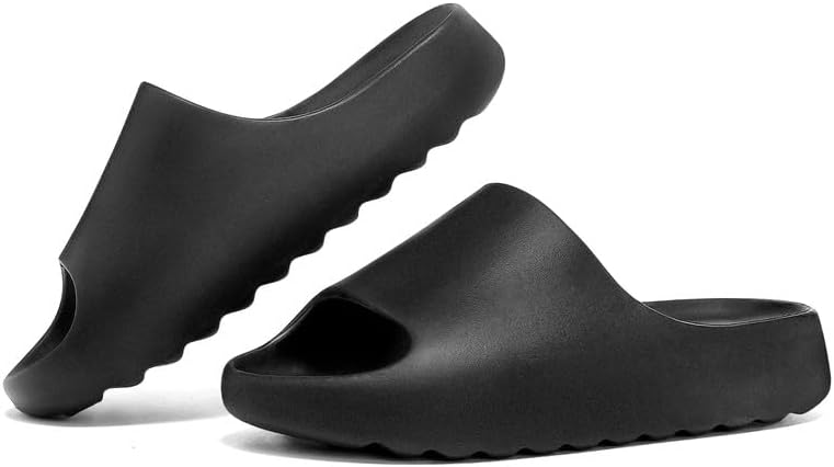 youermei Kids Cloud Slides, Non-Slip Pillow Slippers for Girls Boys Thick Sole Open Toe Slides Shower Shoes for Indoor Outdoor Bathroom Pool Beach Slippers