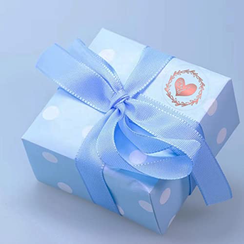 Timnod 500 Pieces Clear Bronzing Envelope Seal Stickers, Elegant Heart Wedding Stickers, 1.4 Inch Round Sealing Sticker For Wedding Invitations/Greeting Cards/Party Favors, Self-Adhesive (Rose Gold) #TOP3