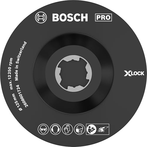 Bosch Professional SCM Backing Pad (with Positioner, X-LOCK, Diameter 125 mm)