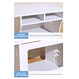 CASAKM Stojak na drukarkę z miejscem do przechowywania DIY stojaki na drukarkę, stojak na drukarkę, uchwyt na drukarkę, ruchomy bilet biurowy, przechowywanie na biurko, dwuwarstwowy organizer na dokumenty, półka