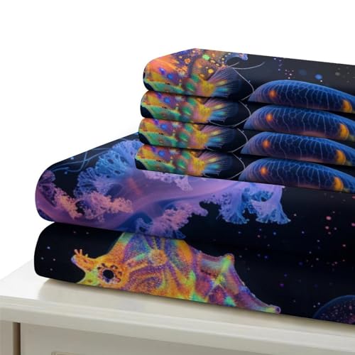 Parure de lit océan en microfibre pour créer une ambiance marine dans la chambre