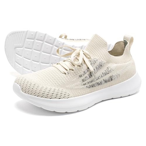 HOBIBEAR Womens Wide Slip On Walking Shoes Mens Comfortable Lightweight Sneakers2