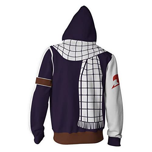 Volrath Anime Fairy Tail 3D Printed Hoodie Natsu Dragneel Pullovers Novelty Sweatshirt Zipper Jacket Coat For Boys Girls（A31 #TOP1