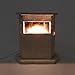 Produktbild Bewegte Deko-Leuchte Kamin altweiß, Halogen, realistisch wirkender Feuer-Effekt G4-10Watt