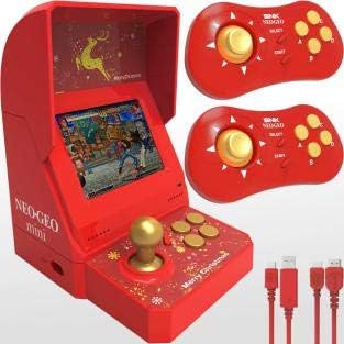 Amazon Co Jp 新品 ネオジオミニ クリスマス限定版 紙袋付 Neogeo Mini Neogeomini Christmas Limited Edition Snk 2パッドと2ケーブル同梱 ホビー 通販