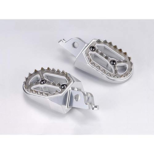 Repose-pieds Bihr Evolution argent Suzuki RM-Z450 grip accru