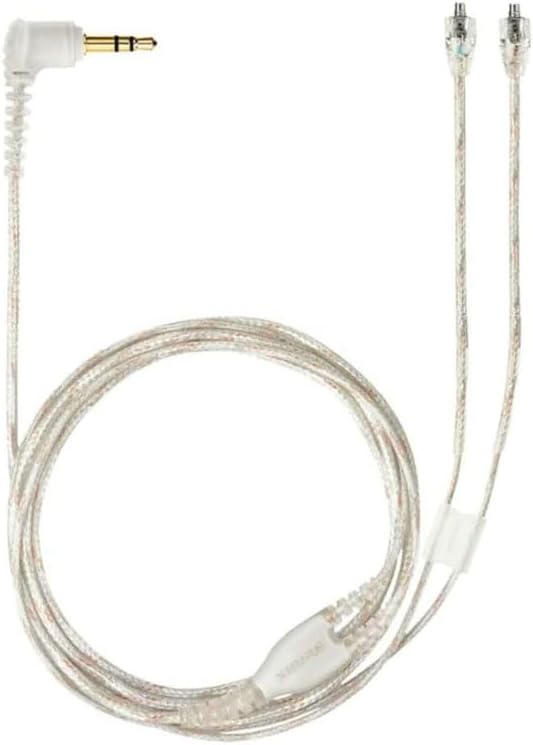 Shure EAC64CL 64 -Inch Detachable Earphone Cable for SE215, SE315, SE425 and SE535 Earphones (Clear)